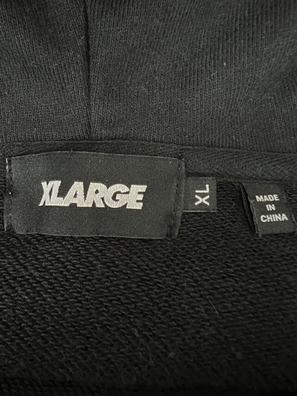 【中古品】【メンズ】 XLARGE エクストララージ 23AW XL 91 HOODED SWEATSHIRT 101234012023 XL91 フーデッドスウェットシャツ トップス プルオーバーフーディー パーカー 142-260628-kk-11-hon サイズ：XL カラー：ブラック 万代Net店
