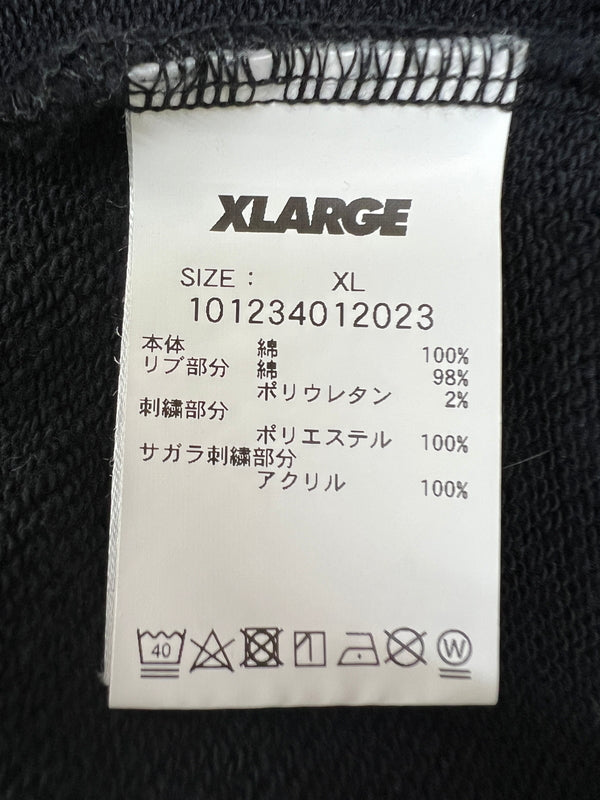 【中古品】【メンズ】 XLARGE エクストララージ 23AW XL 91 HOODED SWEATSHIRT 101234012023 XL91 フーデッドスウェットシャツ トップス プルオーバーフーディー パーカー 142-260628-kk-11-hon サイズ：XL カラー：ブラック 万代Net店