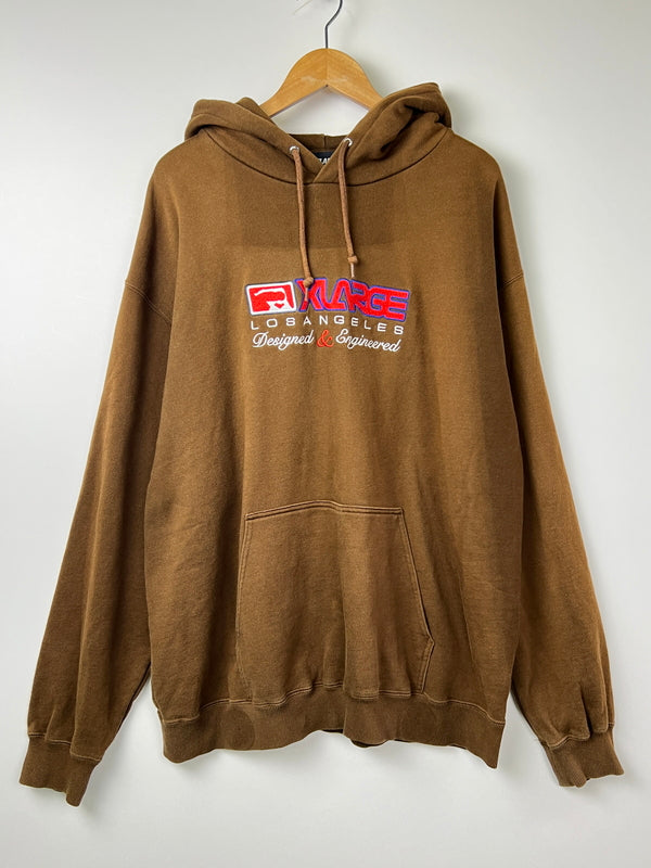 【中古品】【メンズ】 XLARGE エクストララージ INC HOODED SWEATSHIRT 101234012014 アイエヌシー フーデッドスウェットシャツ トップス プルオーバーパーカー 142-260803-kk-11-hon サイズ：XL カラー：ブラウン 万代Net店