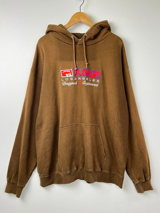 【中古品】【メンズ】 XLARGE エクストララージ INC HOODED SWEATSHIRT 101234012014 アイエヌシー フーデッドスウェットシャツ トップス プルオーバーパーカー 142-260803-kk-11-hon サイズ：XL カラー：ブラウン 万代Net店