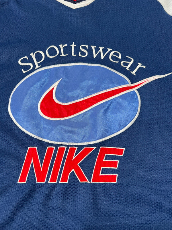 【中古品】【メンズ】 NIKE ナイキ 90's HOCKEY GAME SHIRT 90年代 ホッケー ゲームシャツ 長袖 トップス 148-260628-kk-07-hon サイズ：表記無し 下記参照 カラー：ネイビー 万代Net店