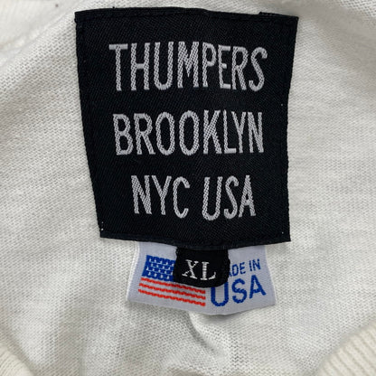 【中古品】【メンズ】 THUMPERS NYC サンパーズ ニューヨーク × CHIYONOFUJI 千代の富士 S/S TEE ショートスリーブ Tシャツ 半袖 142-260721-as-19-izu サイズ：XL カラー：ホワイト 万代Net店