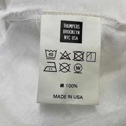 【中古品】【メンズ】 THUMPERS NYC サンパーズ ニューヨーク × CHIYONOFUJI 千代の富士 S/S TEE ショートスリーブ Tシャツ 半袖 142-260721-as-19-izu サイズ：XL カラー：ホワイト 万代Net店