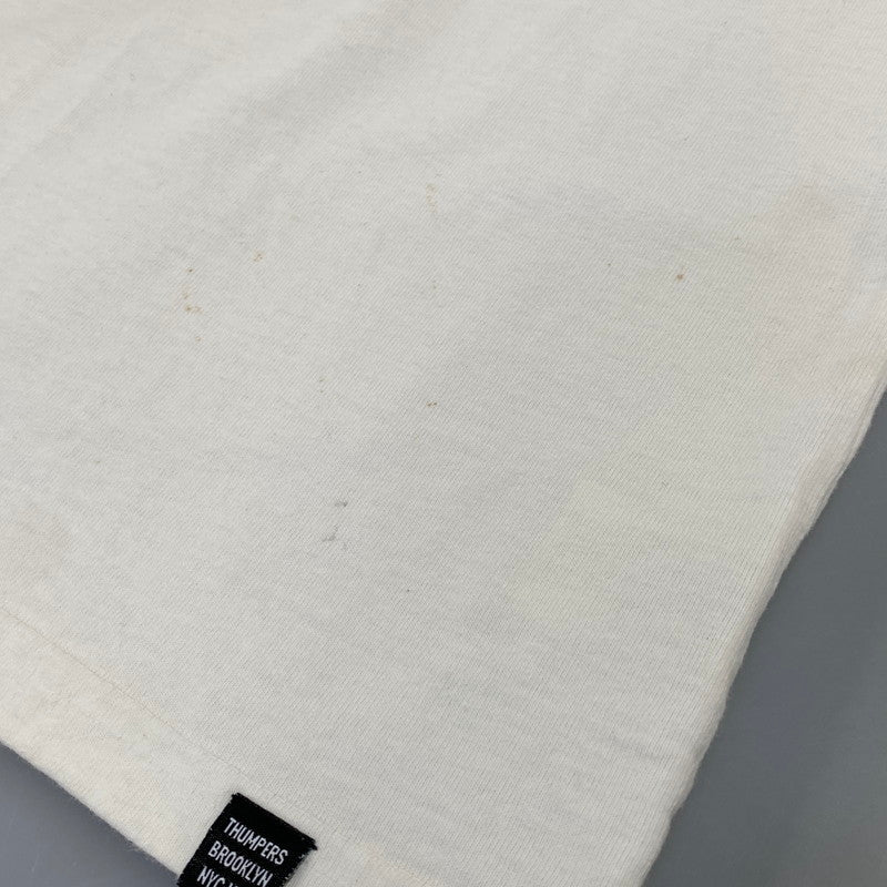【中古品】【メンズ】 THUMPERS NYC サンパーズ ニューヨーク × CHIYONOFUJI 千代の富士 S/S TEE ショートスリーブ Tシャツ 半袖 142-260721-as-19-izu サイズ：XL カラー：ホワイト 万代Net店