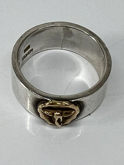 【中古品】【メンズ/レディース】 TADY＆KING タディアンドキング 平打ちリングK18ロングホーン tkgr-001l アクセサリー指輪 ネイティブジュエリー 191-260704-kk-06-hon カラー：シルバー 11号 万代Net店