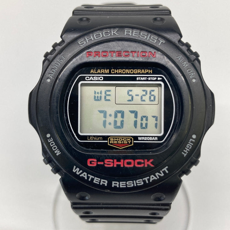 【現状渡し品】【メンズ】 CASIO カシオ G-SHOCK DIGITAL 5700 SERIES DW-5750UE-1JF ジーショック デジタル クォーツ 腕時計 196-260804-kk-19-hon カラー：ブラック 万代Net店