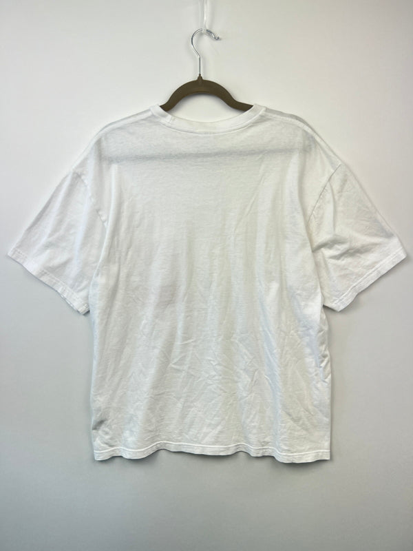 【中古品】【メンズ】 Supreme シュプリーム × THE NORTH FACE ザ ノースフェイス 別注 コラボ 23SS PC PRINTED S/S POCKET TEE NT023091 プリント ショートスリーブ ポケットTシャツ 半袖 トップス 149-260705-kk-07-hon サイズ：M カラー：ホワイト 万代Net店