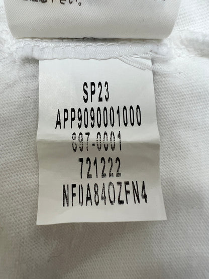 【中古品】【メンズ】 Supreme シュプリーム × THE NORTH FACE ザ ノースフェイス 別注 コラボ 23SS PC PRINTED S/S POCKET TEE NT023091 プリント ショートスリーブ ポケットTシャツ 半袖 トップス 149-260705-kk-07-hon サイズ：M カラー：ホワイト 万代Net店