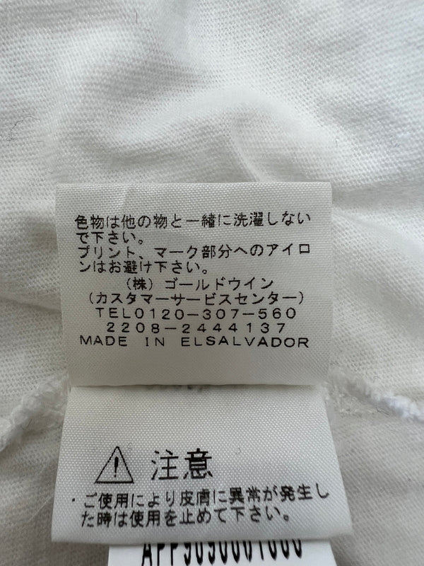 【中古品】【メンズ】 Supreme シュプリーム × THE NORTH FACE ザ ノースフェイス 別注 コラボ 23SS PC PRINTED S/S POCKET TEE NT023091 プリント ショートスリーブ ポケットTシャツ 半袖 トップス 149-260705-kk-07-hon サイズ：M カラー：ホワイト 万代Net店