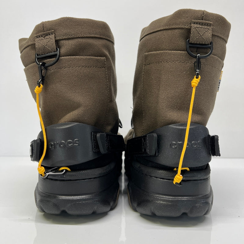 【中古品】【メンズ】 GRIP SWANY グリップスワニー × atmos アトモス × CROCS クロックス 別注 コラボ 22AW CLASSIC ALLｰTERRAIN CLOG 208017-337 クラシック オールテレイン クロッグ ブーツ 靴 164-260807-kk-09-hon カラー：OLIVE 万代Net店
