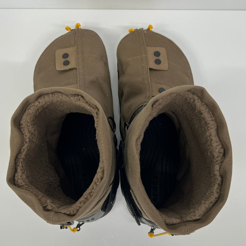 【中古品】【メンズ】 GRIP SWANY グリップスワニー × atmos アトモス × CROCS クロックス 別注 コラボ 22AW CLASSIC ALLｰTERRAIN CLOG 208017-337 クラシック オールテレイン クロッグ ブーツ 靴 164-260807-kk-09-hon カラー：OLIVE 万代Net店