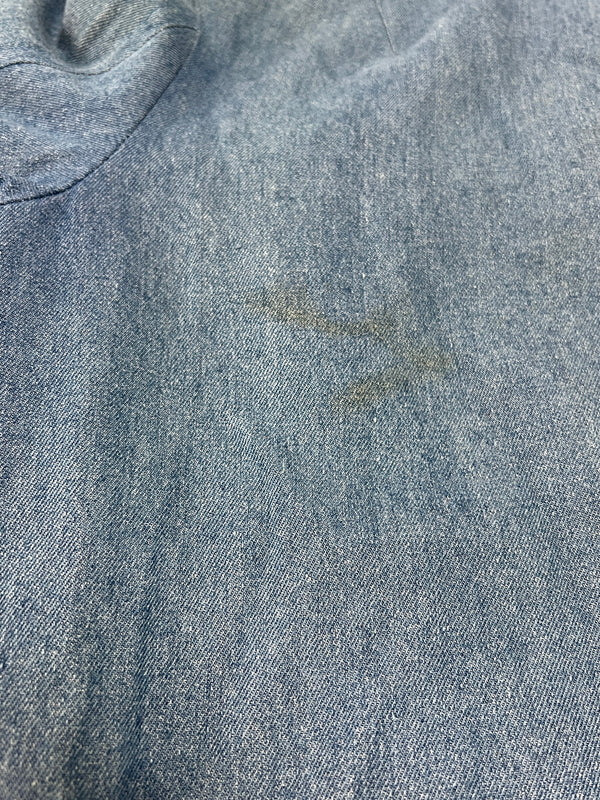 【中古品】【メンズ】 HUF ハフ Denim MA-1 Flight Jacket RN114910 デニム MA-1 フライト ジャケット アウター 142-260808-SH-20-hon サイズ：S カラー：ブルー 万代Net店