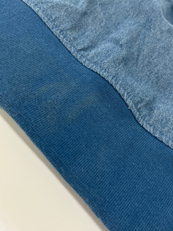 【中古品】【メンズ】 HUF ハフ Denim MA-1 Flight Jacket RN114910 デニム MA-1 フライト ジャケット アウター 142-260808-SH-20-hon サイズ：S カラー：ブルー 万代Net店