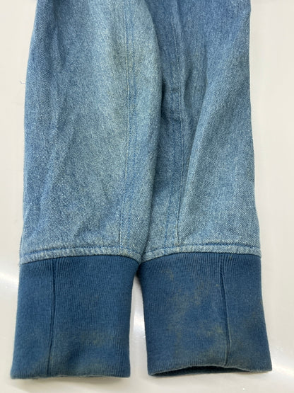 【中古品】【メンズ】 HUF ハフ Denim MA-1 Flight Jacket RN114910 デニム MA-1 フライト ジャケット アウター 142-260808-SH-20-hon サイズ：S カラー：ブルー 万代Net店