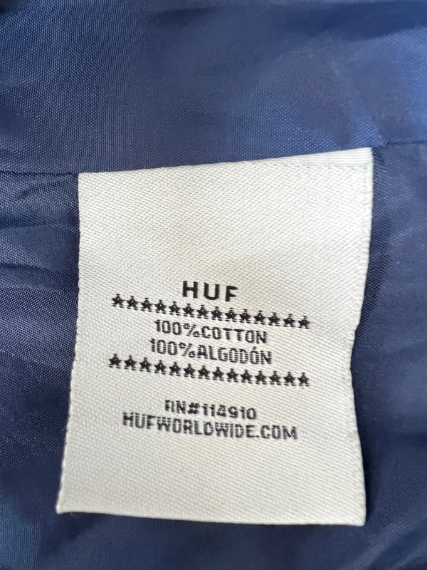 【中古品】【メンズ】 HUF ハフ Denim MA-1 Flight Jacket RN114910 デニム MA-1 フライト ジャケット アウター 142-260808-SH-20-hon サイズ：S カラー：ブルー 万代Net店