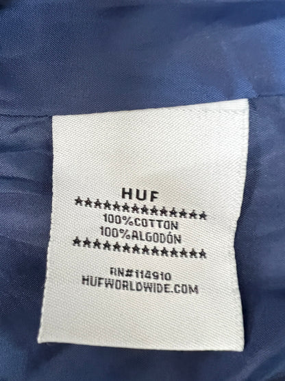 【中古品】【メンズ】 HUF ハフ Denim MA-1 Flight Jacket RN114910 デニム MA-1 フライト ジャケット アウター 142-260808-SH-20-hon サイズ：S カラー：ブルー 万代Net店