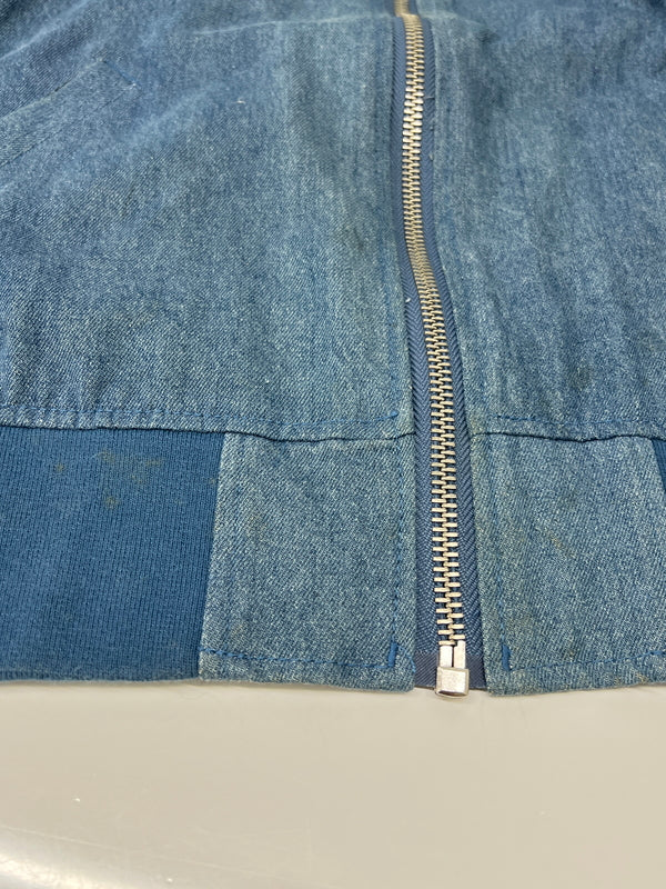 【中古品】【メンズ】 HUF ハフ Denim MA-1 Flight Jacket RN114910 デニム MA-1 フライト ジャケット アウター 142-260808-SH-20-hon サイズ：S カラー：ブルー 万代Net店