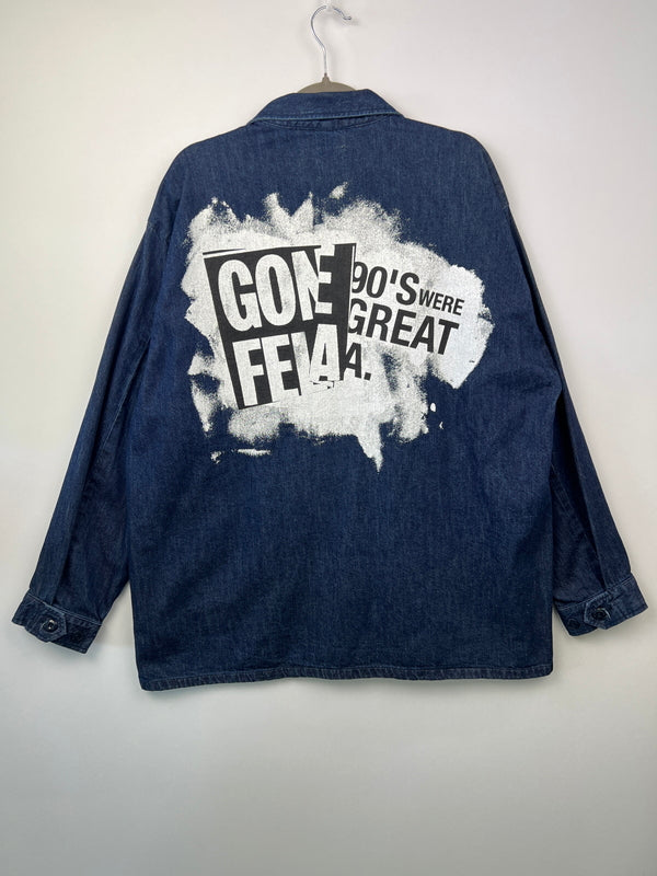 【中古品】【メンズ】 WTAPS ダブルタップス 23SS JMOD/LS/COTTON.DENIM.PASTHG 231WVDT-SHM02 ロングスリーブ デニム ジャングルシャツ 長袖 トップス 142-260705-kk-06-hon サイズ：03 カラー：インディゴ 万代Net店