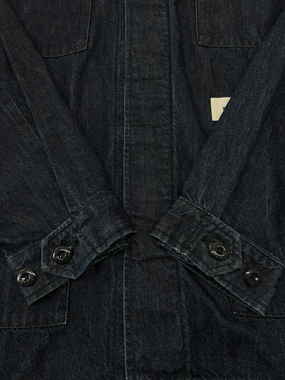 【中古品】【メンズ】 WTAPS ダブルタップス 23SS JMOD/LS/COTTON.DENIM.PASTHG 231WVDT-SHM02 ロングスリーブ デニム ジャングルシャツ 長袖 トップス 142-260705-kk-06-hon サイズ：03 カラー：インディゴ 万代Net店