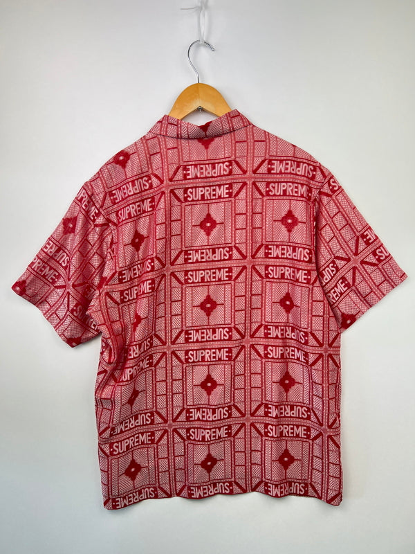 中古美品】【メンズ】 Supreme シュプリーム 24SS TRAY JACQUARD S/S