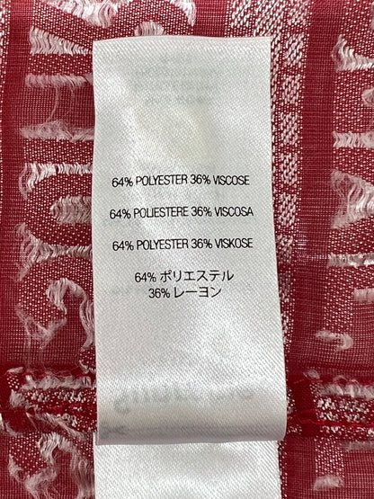 【中古美品】【メンズ】 Supreme シュプリーム 24SS TRAY JACQUARD S/S SHIRT トレイ ジャカード ショートスリーブシャツ 半袖 トップス 149-260705-kk-02-hon サイズ：L カラー：レッド 万代Net店