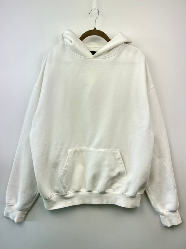 【中古品】【メンズ】 FEAR OF GOD ESSENTIALS フィアーオブゴッド エッセンシャルズ BACK LOGO PULLOVER HOODIE バックロゴ プルオーバーフーディー トップス パーカー 142-260705-kk-10-hon サイズ：M カラー：ホワイト 万代Net店