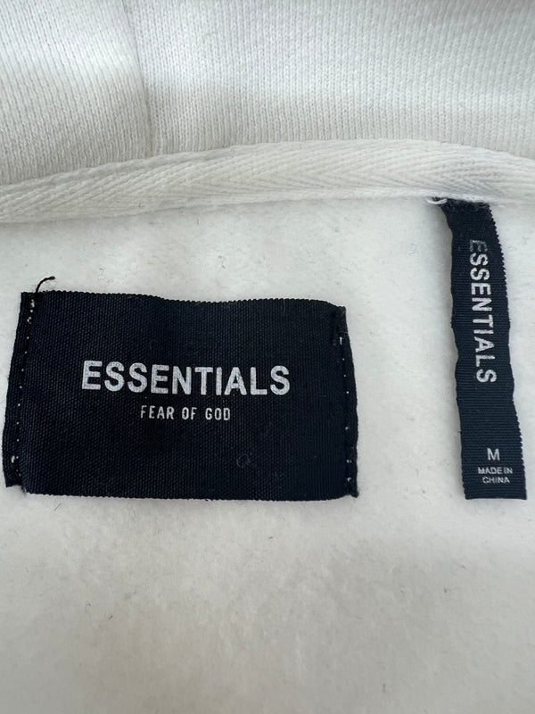 【中古品】【メンズ】 FEAR OF GOD ESSENTIALS フィアーオブゴッド エッセンシャルズ BACK LOGO PULLOVER HOODIE バックロゴ プルオーバーフーディー トップス パーカー 142-260705-kk-10-hon サイズ：M カラー：ホワイト 万代Net店