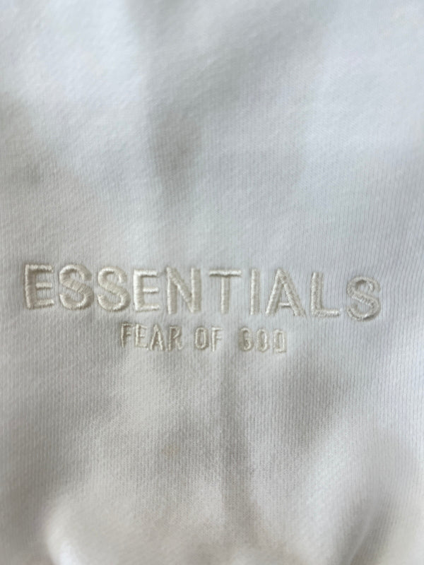 【中古品】【メンズ】 FEAR OF GOD ESSENTIALS フィアーオブゴッド エッセンシャルズ BACK LOGO PULLOVER HOODIE バックロゴ プルオーバーフーディー トップス パーカー 142-260705-kk-10-hon サイズ：M カラー：ホワイト 万代Net店