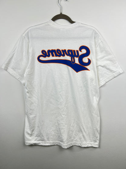 【中古品】【メンズ】 Supreme シュプリーム 24SS BACKWARDS TEE バックワーズ Tシャツ 半袖 トップス 149-260628-kk-12-hon サイズ：L カラー：ホワイト 万代Net店