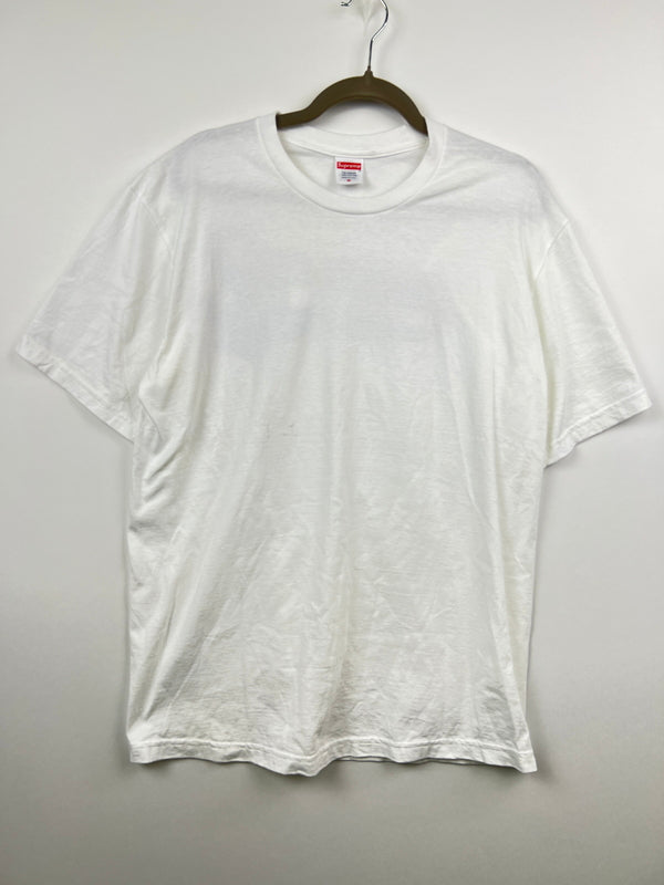【中古品】【メンズ】 Supreme シュプリーム 24SS BACKWARDS TEE バックワーズ Tシャツ 半袖 トップス 149-260628-kk-12-hon サイズ：L カラー：ホワイト 万代Net店