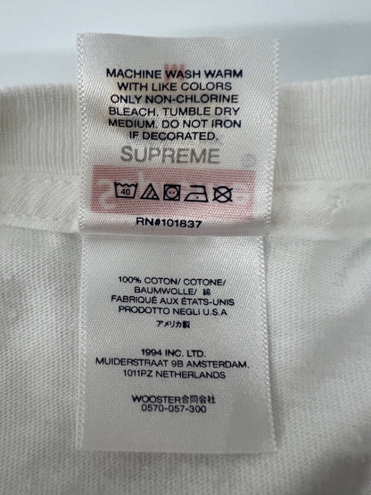 【中古品】【メンズ】 Supreme シュプリーム 24SS BACKWARDS TEE バックワーズ Tシャツ 半袖 トップス 149-260628-kk-12-hon サイズ：L カラー：ホワイト 万代Net店