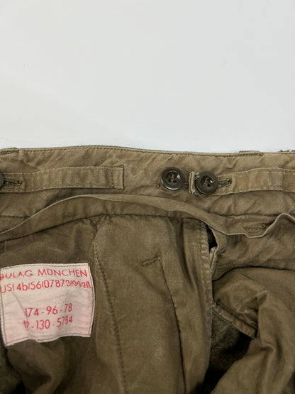 【中古品】【メンズ】 GERMAIN ARMY ドイツ軍 60's MELTON WOOL FIELD CARGO PANTS 12-130-5784 VINTAGE 60年代 メルトン ウール フィールド カーゴパンツ ボトムス ヴィンテージ 157-260815-kk-06-hon サイズ：表記不明 下記参照 カラー：カーキ 万代Net店