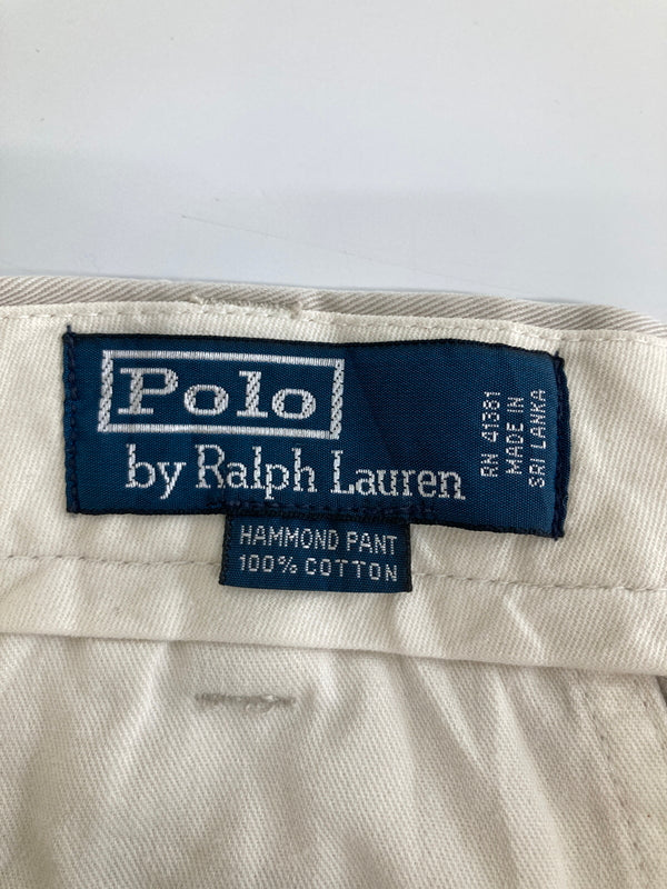 【現状渡し品】【メンズ】 POLO BY RALPH LAUREN ポロバイラルフローレン HAMMOND PANT CLASSIC POLO CHINO ハモンドパンツクラシックポロチノ ボトムス 158-260917-YS-08-hon サイズ：36/30 カラー：ホワイト系 万代Net店