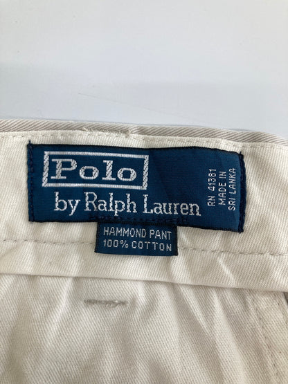 【現状渡し品】【メンズ】 POLO BY RALPH LAUREN ポロバイラルフローレン HAMMOND PANT CLASSIC POLO CHINO ハモンドパンツクラシックポロチノ ボトムス 158-260917-YS-08-hon サイズ：36/30 カラー：ホワイト系 万代Net店