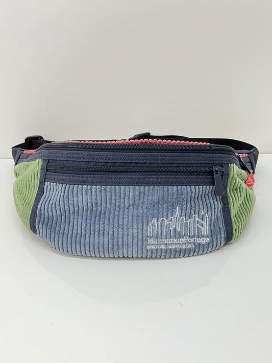 【中古品】【メンズ】 Manhattan Portage マンハッタンポーテージ BRISBANE MOSS FABRIC ALLEYCAT WAIST BAG ブリスベン モス ファブリック アレーキャット ウエストバッグ カバン 188-260815-kk-15-hon カラー：マルチカラー 万代Net店