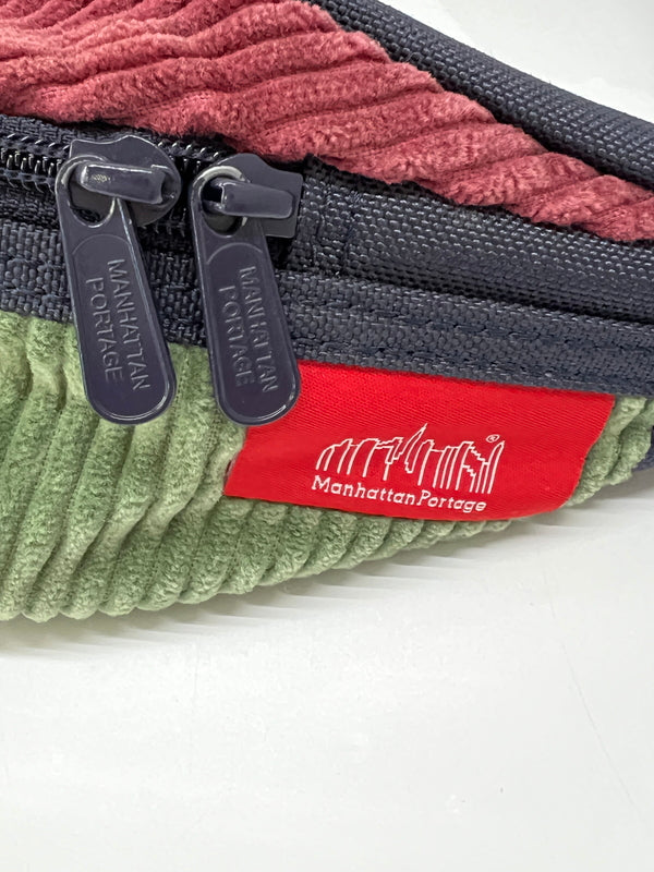 【中古品】【メンズ】 Manhattan Portage マンハッタンポーテージ BRISBANE MOSS FABRIC ALLEYCAT WAIST BAG ブリスベン モス ファブリック アレーキャット ウエストバッグ カバン 188-260815-kk-15-hon カラー：マルチカラー 万代Net店