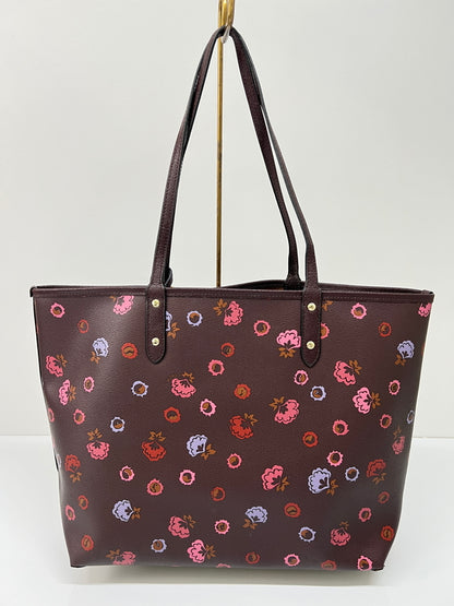 【中古品】【レディース】 COACH コーチ REVERSIBLE CITY TOTE PRIMROSE FLORAL PRINT F22236 リバーシブル シティー トート プリムローズ フローラル プリント カバン 180-260815-kk-20-hon カラー：ブラウン 万代Net店