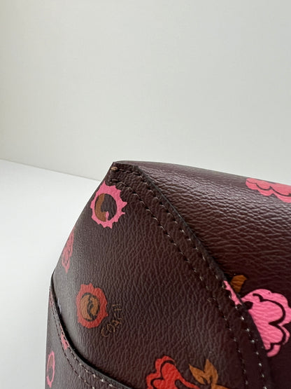 【中古品】【レディース】 COACH コーチ REVERSIBLE CITY TOTE PRIMROSE FLORAL PRINT F22236 リバーシブル シティー トート プリムローズ フローラル プリント カバン 180-260815-kk-20-hon カラー：ブラウン 万代Net店