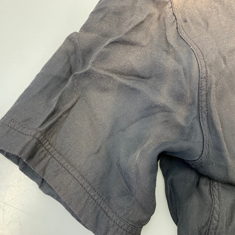 【現状渡し品】【メンズ】 THE FLAT HEAD ザフラットヘッド CADILLAC RANCH RAYON S/S BOWLING SHIRT キャデラックランチ レーヨン ボーリングシャツ 半袖 145-260715-as-04-izu サイズ：36 カラー：ブラック系 万代Net店
