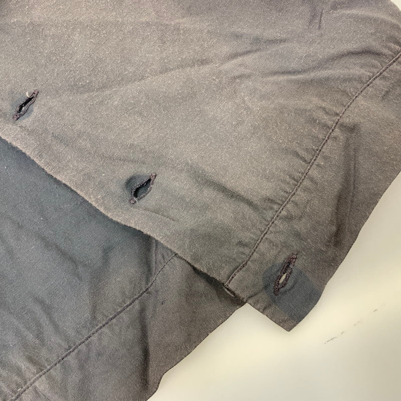 【現状渡し品】【メンズ】 THE FLAT HEAD ザフラットヘッド CADILLAC RANCH RAYON S/S BOWLING SHIRT キャデラックランチ レーヨン ボーリングシャツ 半袖 145-260715-as-04-izu サイズ：36 カラー：ブラック系 万代Net店