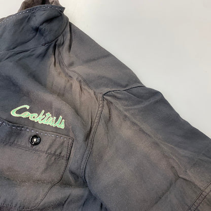 【現状渡し品】【メンズ】 THE FLAT HEAD ザフラットヘッド CADILLAC RANCH RAYON S/S BOWLING SHIRT キャデラックランチ レーヨン ボーリングシャツ 半袖 145-260715-as-04-izu サイズ：36 カラー：ブラック系 万代Net店