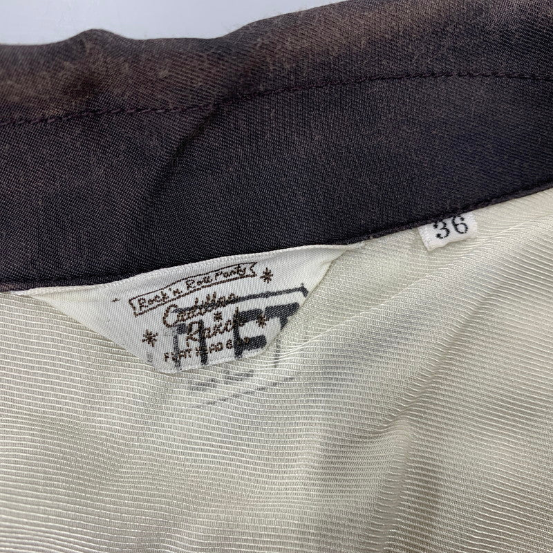 【現状渡し品】【メンズ】 THE FLAT HEAD ザフラットヘッド CADILLAC RANCH RAYON S/S BOWLING SHIRT キャデラックランチ レーヨン ボーリングシャツ 半袖 145-260715-as-04-izu サイズ：36 カラー：ブラック系 万代Net店