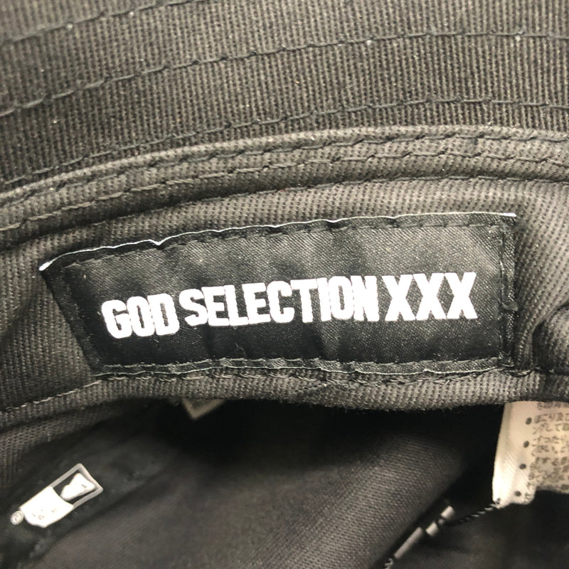 【中古美品】【メンズ】 GOD SELECTION XXX ゴッドセレクション トリプルエックス 21SS BUCKET HAT GX-S21-HT-01 バケットハット 帽子 185-260808-kk-04-hon サイズ：L/XL カラー：ブラック 万代Net店