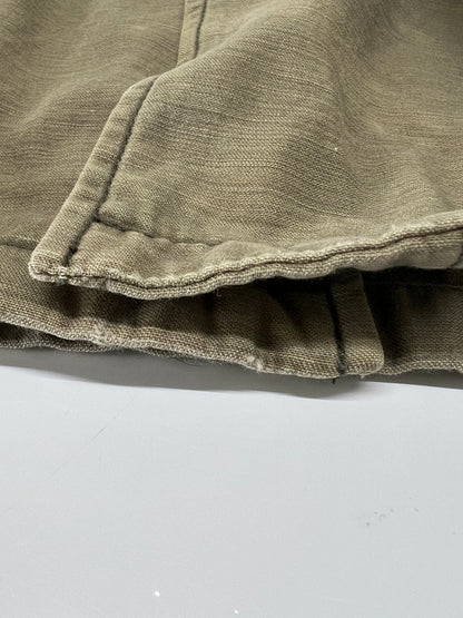 【中古品】【メンズ】 REMI RELIEF レミレリーフ L/S FLOWER STUDS MILITARY SHIRT ロングスリーブ フラワースタッズ ミリタリーシャツ 長袖 トップス 140-260803-kk-25-hon サイズ：M カラー：カーキ 万代Net店