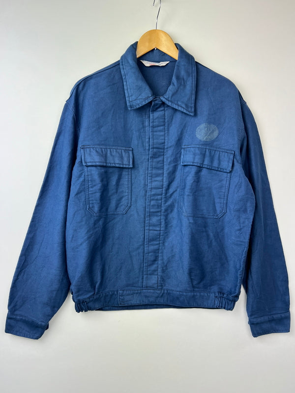 【中古品】【メンズ】 INDUSTRIA CONFEZIONI CAPRIATESE インダストリア・コンフェツィオーニ・カプリアーテセ EUROPEAN WORK JACKET ユーロワークジャケット ライトアウター 146-260803-kk-29-hon カラー：ブルー 万代Net店