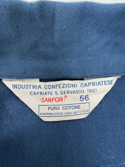 【中古品】【メンズ】 INDUSTRIA CONFEZIONI CAPRIATESE インダストリア・コンフェツィオーニ・カプリアーテセ EUROPEAN WORK JACKET ユーロワークジャケット ライトアウター 146-260803-kk-29-hon カラー：ブルー 万代Net店