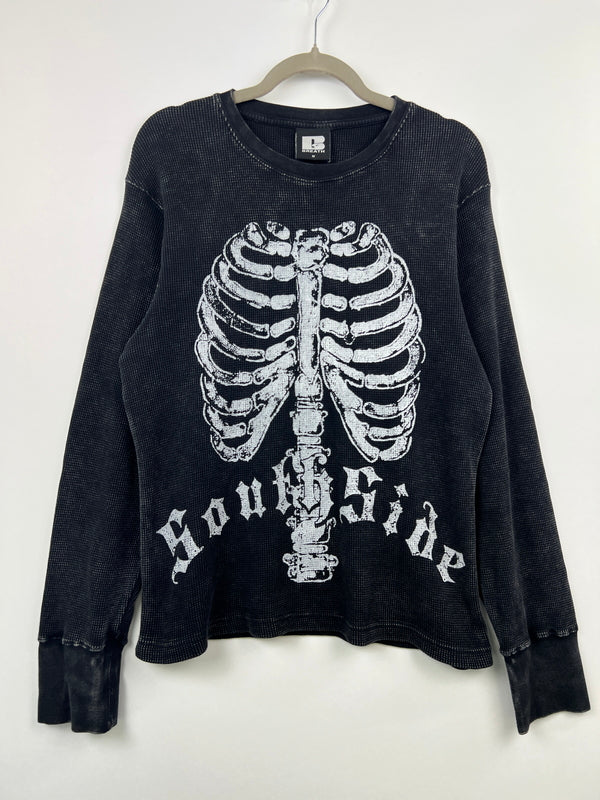 【中古品】【メンズ】 BREATH ブレス 25SS NATURAL BORN WAFFLE LS TEE BR25SS-C5008 ナチュラル ボーン ワッフル ロングスリーブ Tシャツ 長袖 トップス 147-260628-kk-08-hon サイズ：M カラー：ブラック 万代Net店