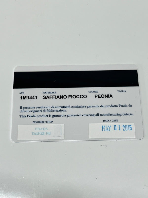 【現状渡し品】【レディース】 PRADA プラダ サフィアーノ リボン フラットポーチ 1M1441 カバン クラッチバッグ 181-260704-kk-13-hon カラー：ピンク 万代Net店