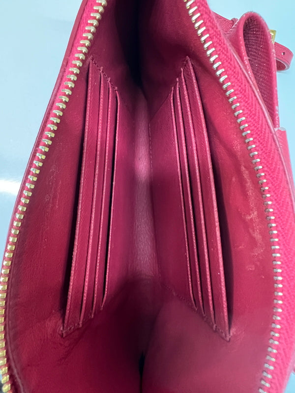 【現状渡し品】【レディース】 PRADA プラダ サフィアーノ リボン フラットポーチ 1M1441 カバン クラッチバッグ 181-260704-kk-13-hon カラー：ピンク 万代Net店