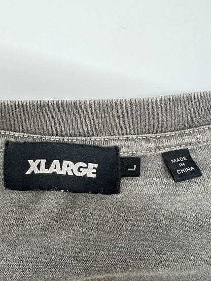 【中古品】【メンズ】 XLARGE エクストララージ 22SS EAGLE LOGO S/S TEE 101222011049 イーグルロゴ ショートスリーブ Tシャツ 半袖 トップス 147-260803-kk-33-hon カラー：チャコール 万代Net店